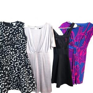 Women's 4 Small  Dresses Winter Long Sleeves Wholesale Bulk Lot of 4 S